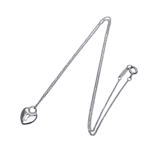 Tiffany Heart Lock Necklace Silver - Picture 8 of 8